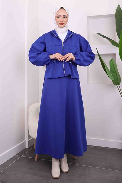 İmajButik Σετ καταδύσεων Saks Blue Hooded Skirt