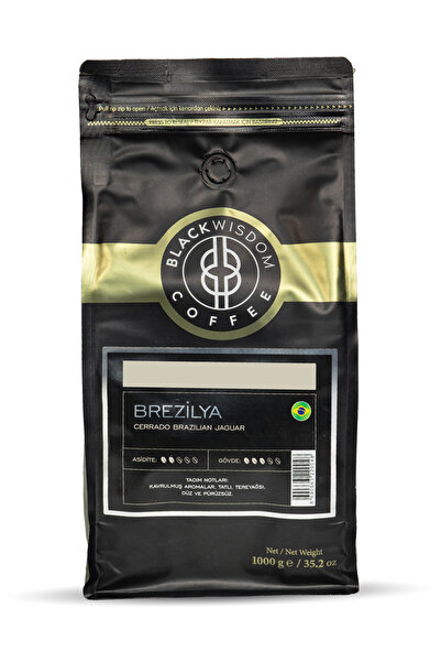 Black Wisdom البرازيل - حبوب قهوة جاكوار برازيلية من سيرادو 1000 جرام
