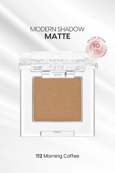 Missha Modern Shadow Matte - Soft Texture Non-Spill Eye Shadow Single (112 Morning Coffee)