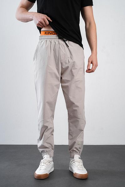 Butik Trend We Men's Regular Fit Jogger Pants with Elastic Waist and Legs