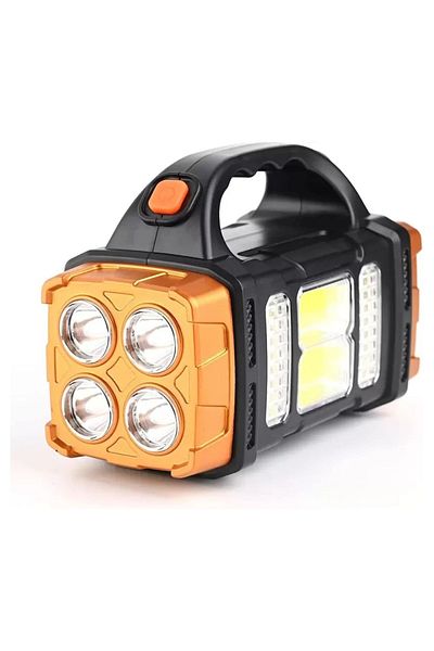 Generic Emergency Light Rechargeable Multifunctional Solar Powered Searchlight- HB1678
