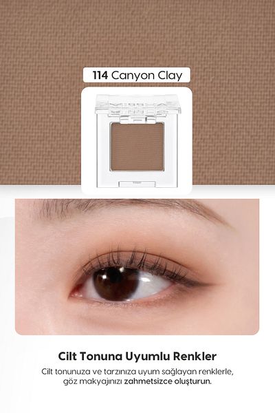 Missha Modern Shadow Matte - Soft Texture Non-Spill Eye Shadow Single (114 Canyon Clay)