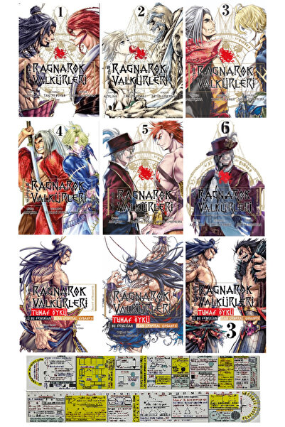Komik Şeyler Ragnarok Valkürleri 9 Cilt Set + Mat. Öğreten Cetvel