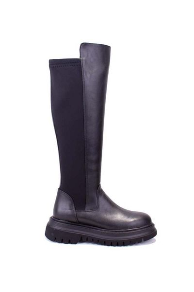 MONAROSA 1043 Γυναικείες καθημερινές Stretch Flat Heel Boots