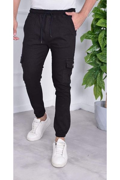 y man Black Cargo Pants - Comfortable and Stylish Design