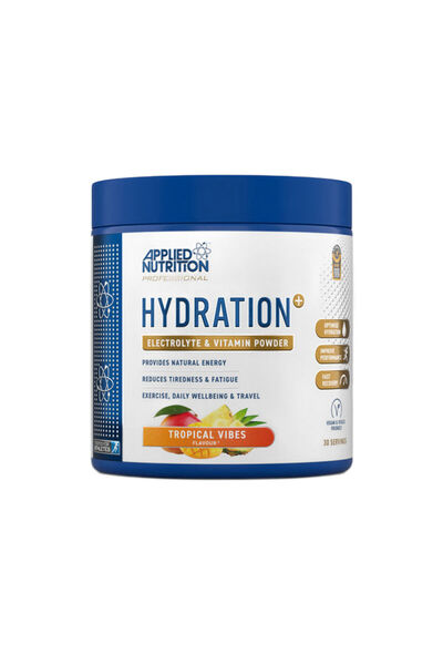 applied nutrition هيدريشن+ إلكتروليت وفيتامين كامل، تروبيكال فايبز، 240 جم