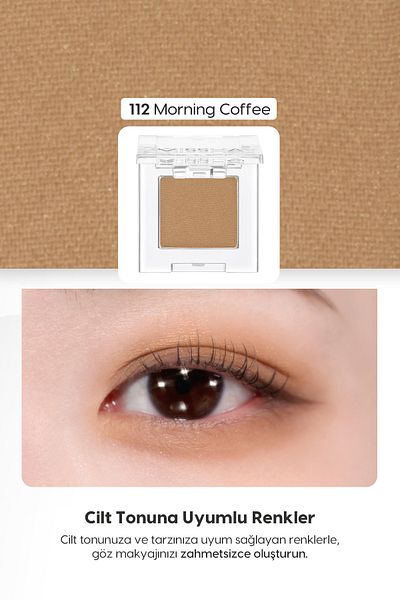 Missha Modern Shadow Matte - Soft Texture Non-Spill Eye Shadow Single (112 Morning Coffee)