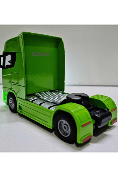 Hepsilazım Scania V8 Çekici Tır 12 Cm Demir Çek Bırak Oyuncak Scania Metal Tır Taşıyıcı Mini Model Araç Diecast