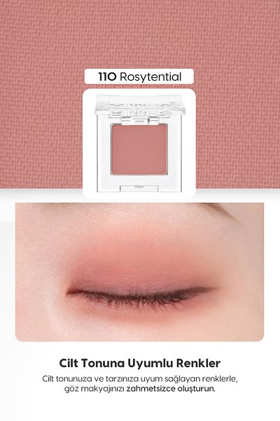 Missha Modern Shadow Matte - Soft Texture Non-Spill Eye Shadow Single (110 Rosytential)