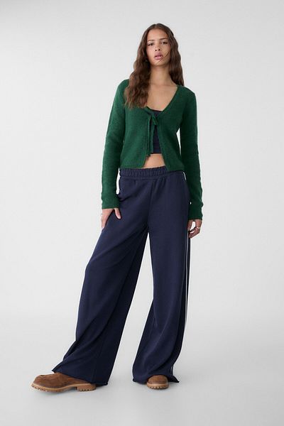 Stradivarius Lace-Up Knitwear Cardigan