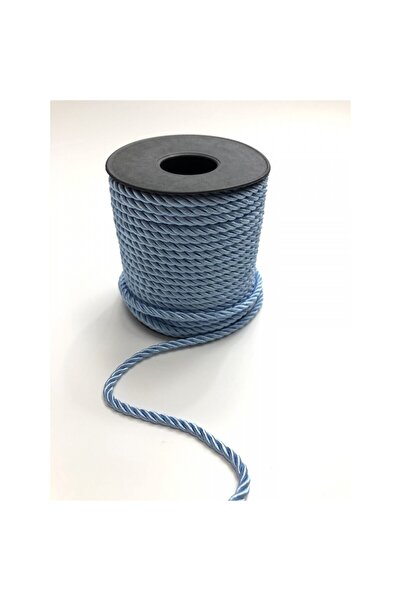 MASAL TUHAFİYE HALAT  BEBE MAVİSİ  KORDON İP  4 MM 3 METRE