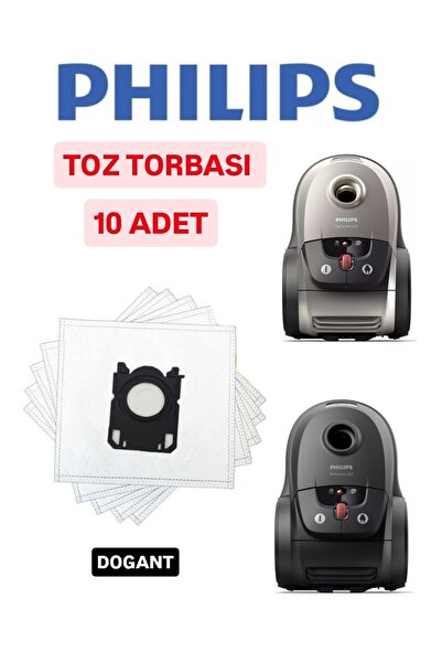 Dogant مكنسة فيليبس 8000 الكهربائية - كيس غبار قماشي، 10 قطع