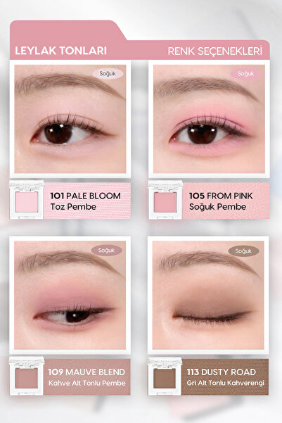 Missha Yumuşak Dokulu, Dökülme Yapmayan Mat Tekli Göz Farı Modern Shadow Matte (116 Code Black)