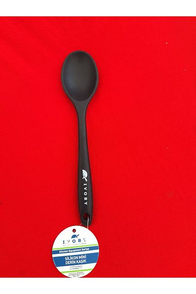 IVORY Fireproof Non-Stick 3-Piece Silicone Spoon Set