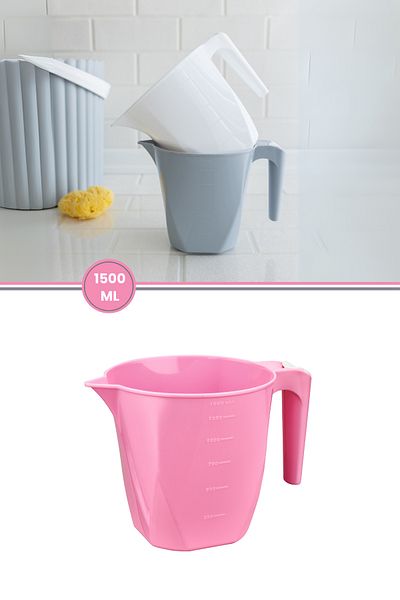 Flora كوب وردي - 1.5 لتر وردي F348