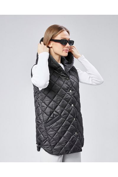 sehatex Short Quilted Hooded Vest