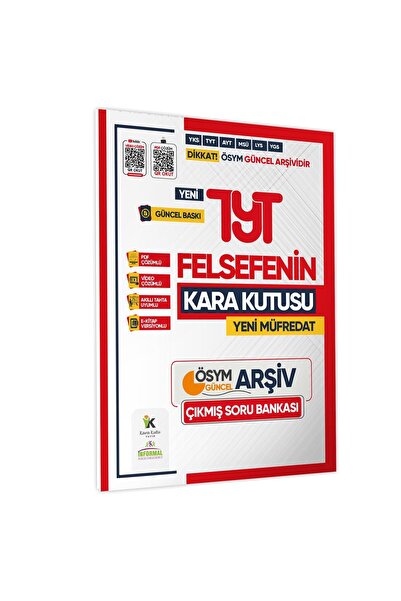 Karakutu Yayınları 2025 YKS TYT FELSEFENİN Kara Kutusu ÖSYM Çıkmış Soru Bankası Video/PDF Çözümlü