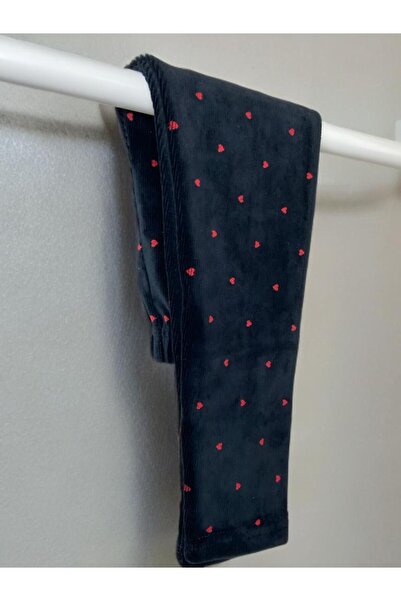 BOBSİ CO Kız Çocuk Kadife Fitilli Tayt