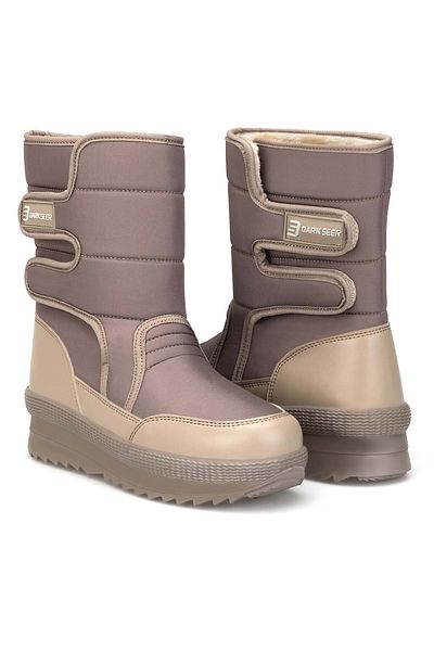 DARK SEER DS.Arven Tan Lange Damenstiefel