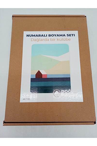 NUMARALI BOYAMA SETİ DUVARA ASMALI DİKDÖRTGEN