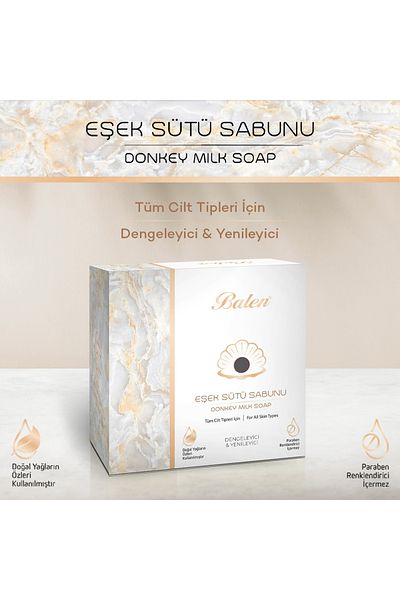Balen Donkey Milk Soap - 125 Gr 570008