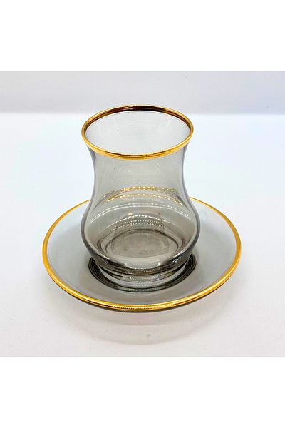 Tırtıl Home Züccaciye Eda Tea Set Smoked