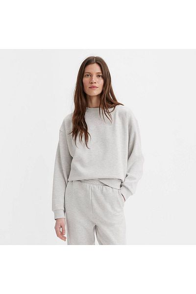 Levi's سويت شيرت نسائي كبير الحجم برقبة دائرية - مثالي للاستخدام اليومي