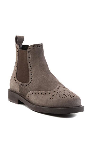 Hush Puppies Grey Leather Kadın Bot & Bootie Hp0144084302