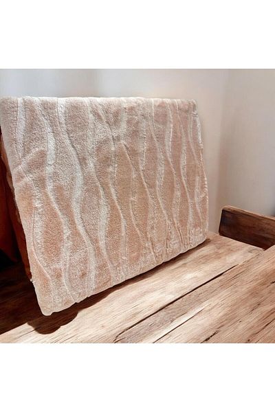 polo life Pololife Embos Patterned Blanket Powder Double 220X240 cm