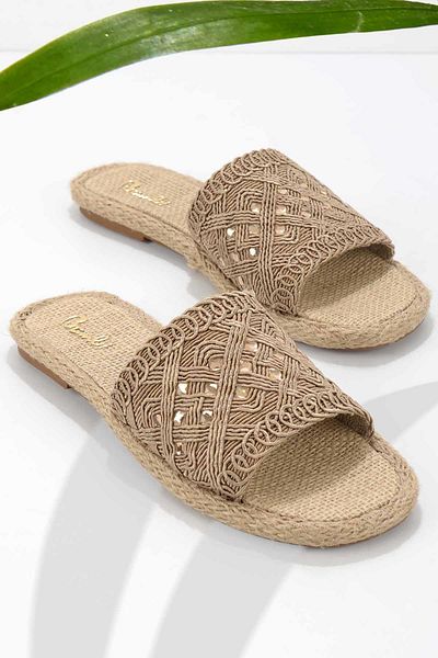 Bambi Mink Knitted Women's Slippers K04874013416