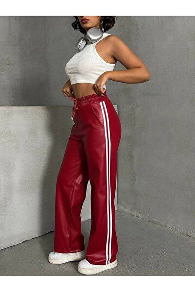 prova Leather Stripe Pants - Misspa24430