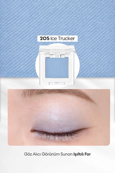 Missha Modern Shadow Shimmer - Long-Lasting Easy-To-Apply Luminous Single Headlight (205 Ice Truck)
