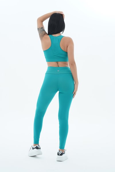 George Phoenix Aero Motion - Petrol High Waist Push-Up Recovery Leggings