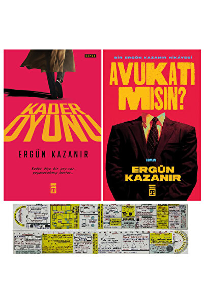 Timaş Yayınları Kader Oyunu + Avukatı Mısın? 2 Kitap Set Ergün Kazanır + Mat....