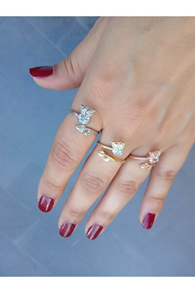 Defne Silver Baykuş Yüzük