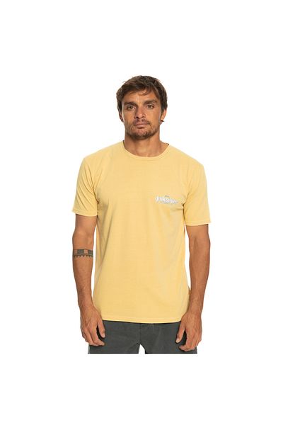 Quiksilver Tricou galben pentru bărbați Quikwords Tricou pentru bărbați Eqyzt07263