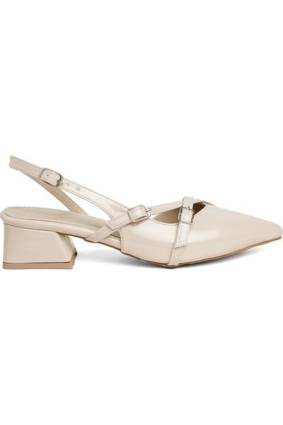 eformoda by emre yılmaz Zece pantofi cu toc scurt, clasici, confortabili, cu vârf ascuțit, pentru femei ZR06