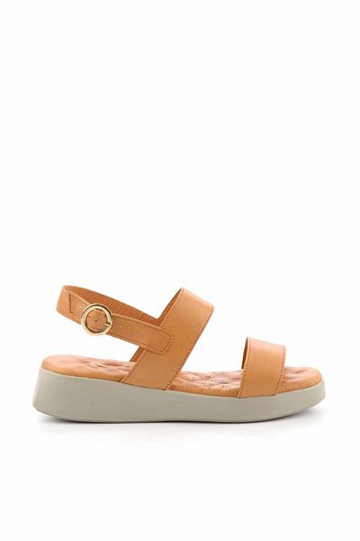 Bambi Tan Leather Women's Sandals K05357010003