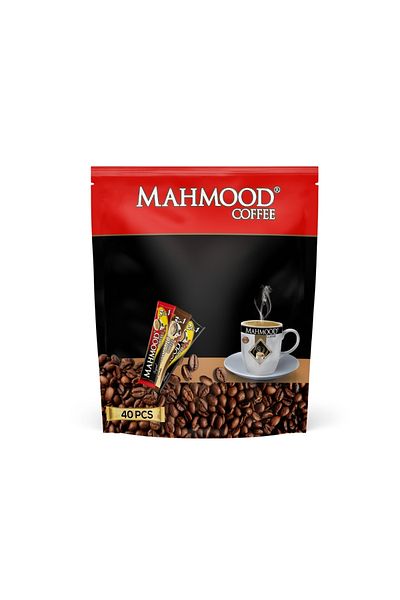 Mahmood Set of 3 Mini Coffee with Milk and Foam - 40X10Gr Bus Instant Coffee