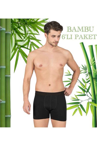 ByDon ΑΝΔΡΙΚΟ Lycra BAMBOO BOXER ΠΑΚΕΤΟ 6 ΠΛΕΟΝΑΣΜΩΝ