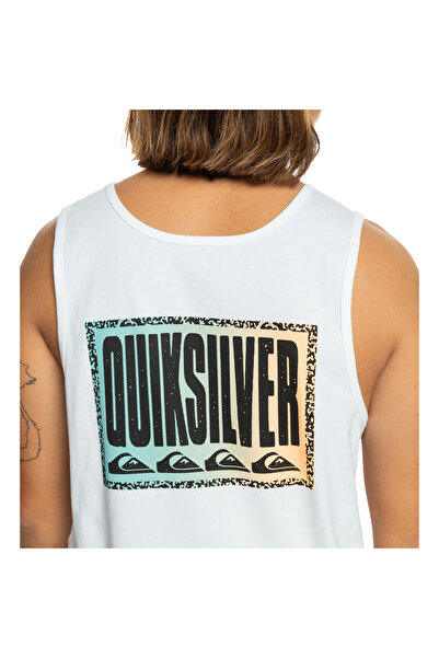 Quiksilver Long Fade Tank Men's White Undershirt Men's Underwear Eqyzt07663