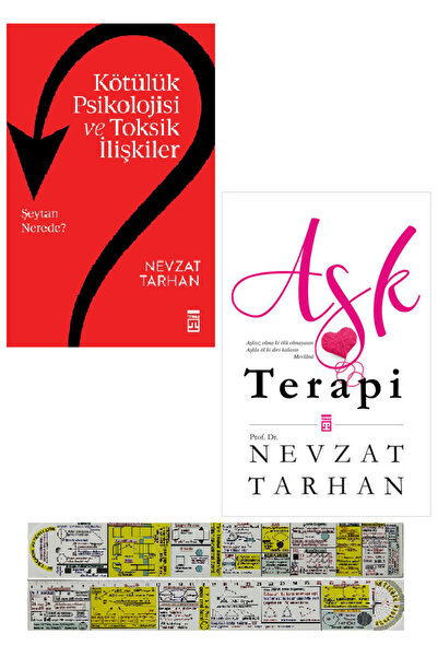 Timaş Yayınları Kötülük Psikolojisi ve Toksik İlişkiler + Aşk Terapi 2 Kitap ...
