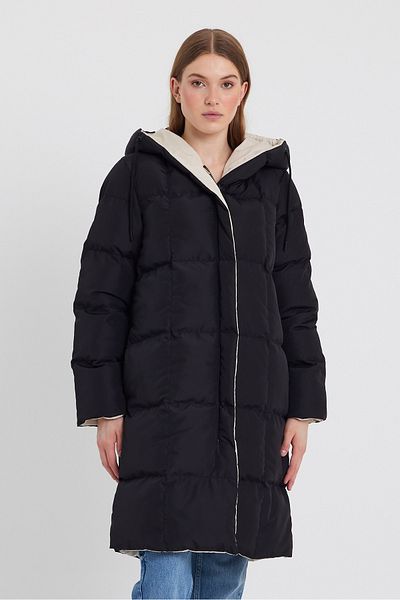 Weyeze Double Sided Long Puffer Coat Ad-K50501Lnw