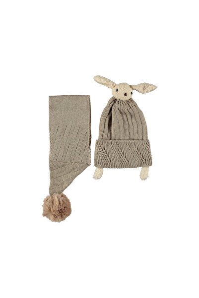 Kitti طقم قبعة وشاح مكون من قطعتين للفتيات - 4-8 سنوات 20029