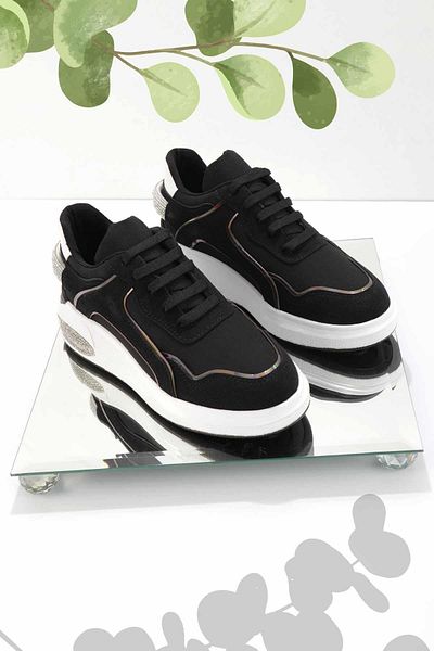 Bambi Black Suede Women's Sneaker K01212222202