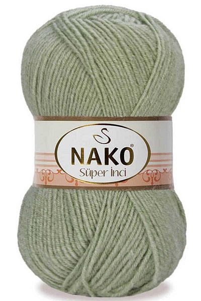 NAKO Σχοινί πλεξίματος Super Pearl - 5 Pack 23800 melange water green