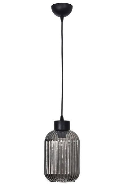 Modavize Cylinder Modern Design Doorway Hall Kitchen Children's Living Room Black Color Glass Single Chandelier