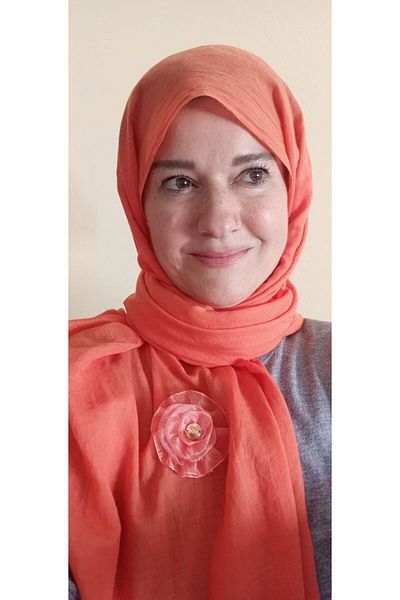 İskeçe Exclusive Handmade Design Erengül Themed Scarf in Special Box