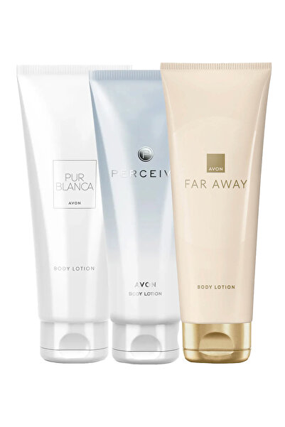 AVON Far Away Pur Blanca Ve Perceive Vücut Losyonu Set