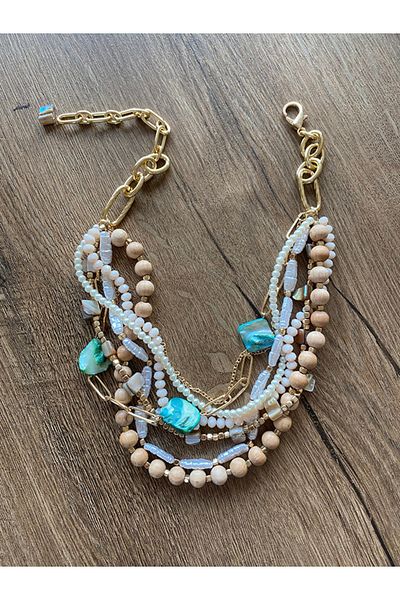 Store Bohemian Style Multi Layer Beach Necklace